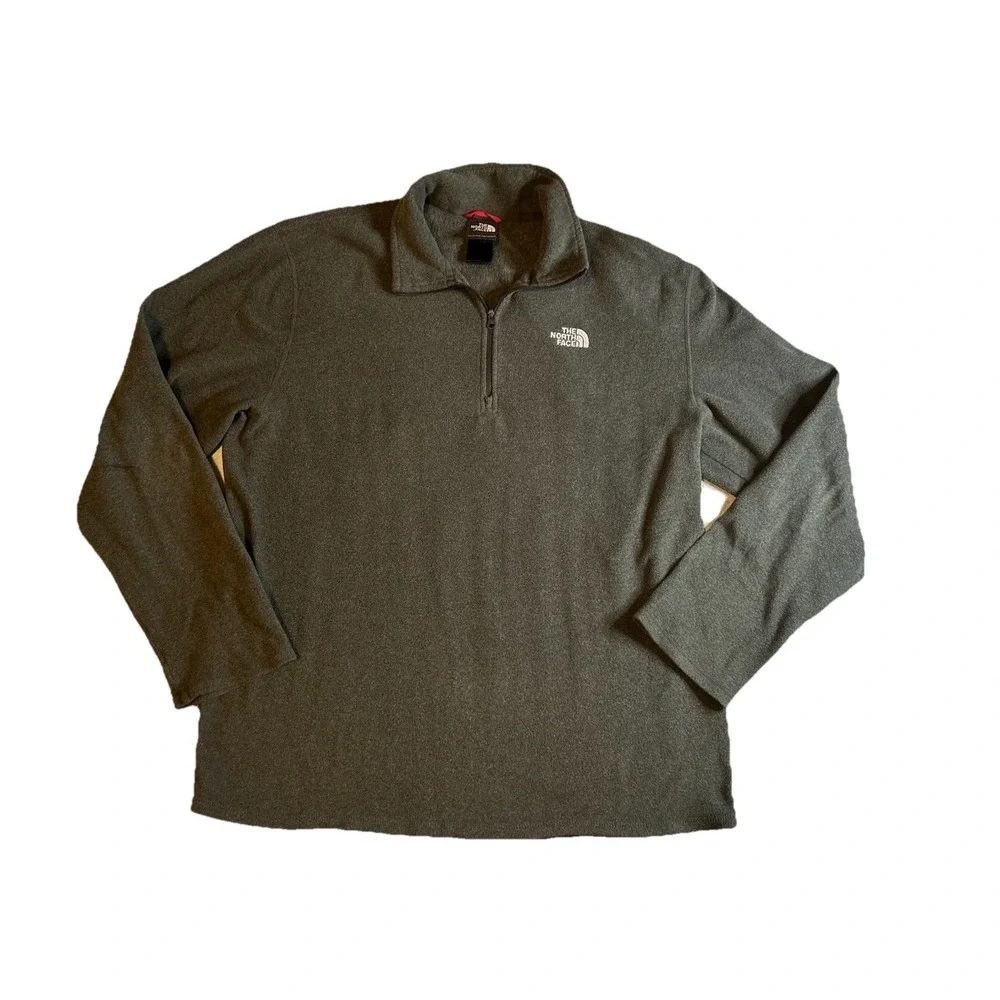 The North Face Men's Large Lightweight Fleece Pullover 1/4 Zip Outdoors Hiking